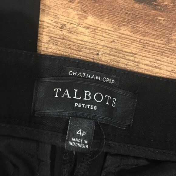 Talbots size 4 petite tan capri Chatham crop pants - Picture 6 of 7